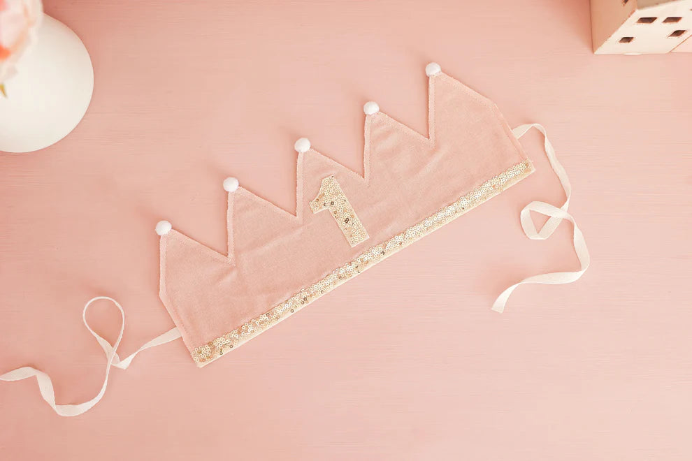Alimrose - 1st Birthday Crown Pink