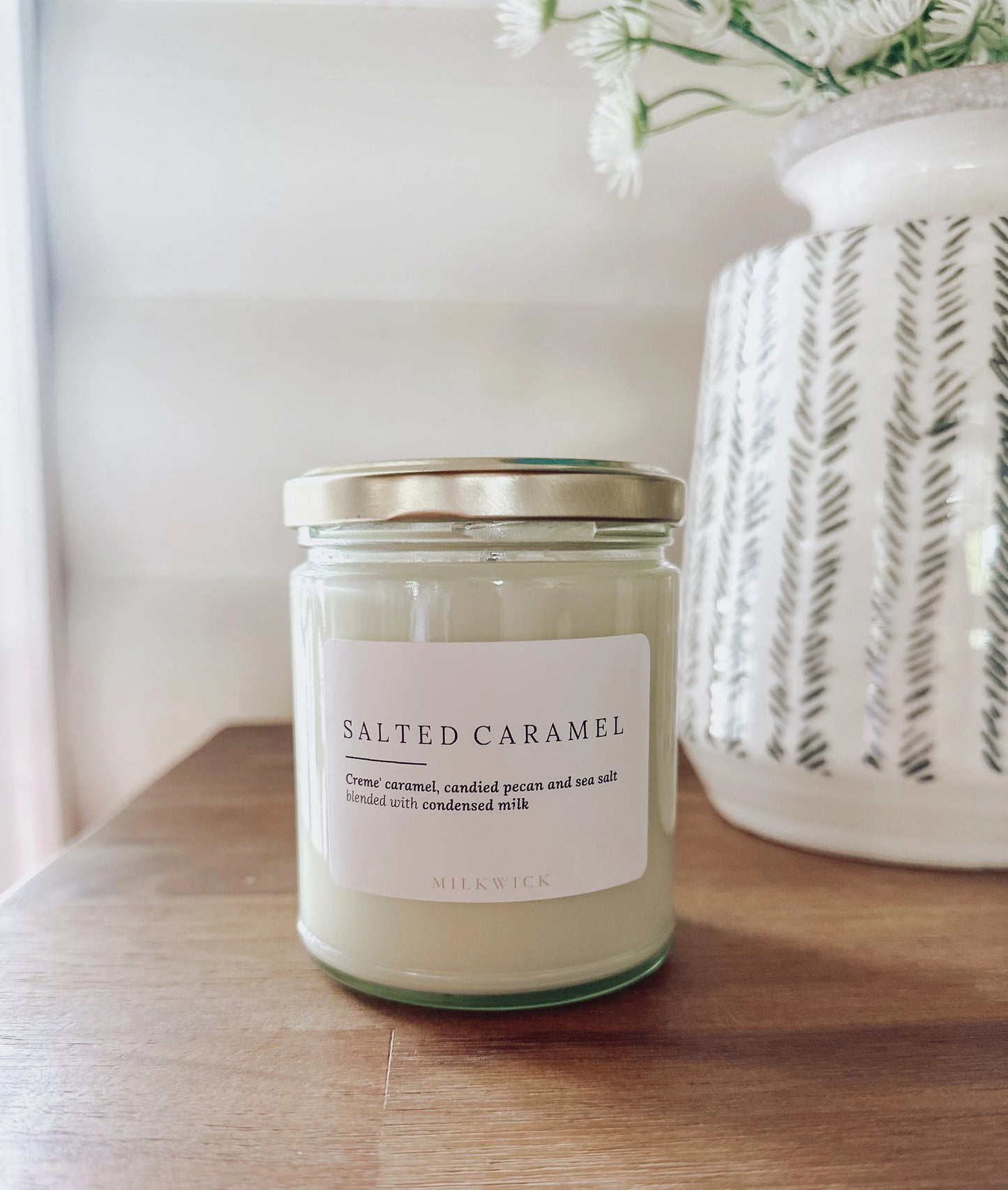 Milkwick Candle - Salted Caramel