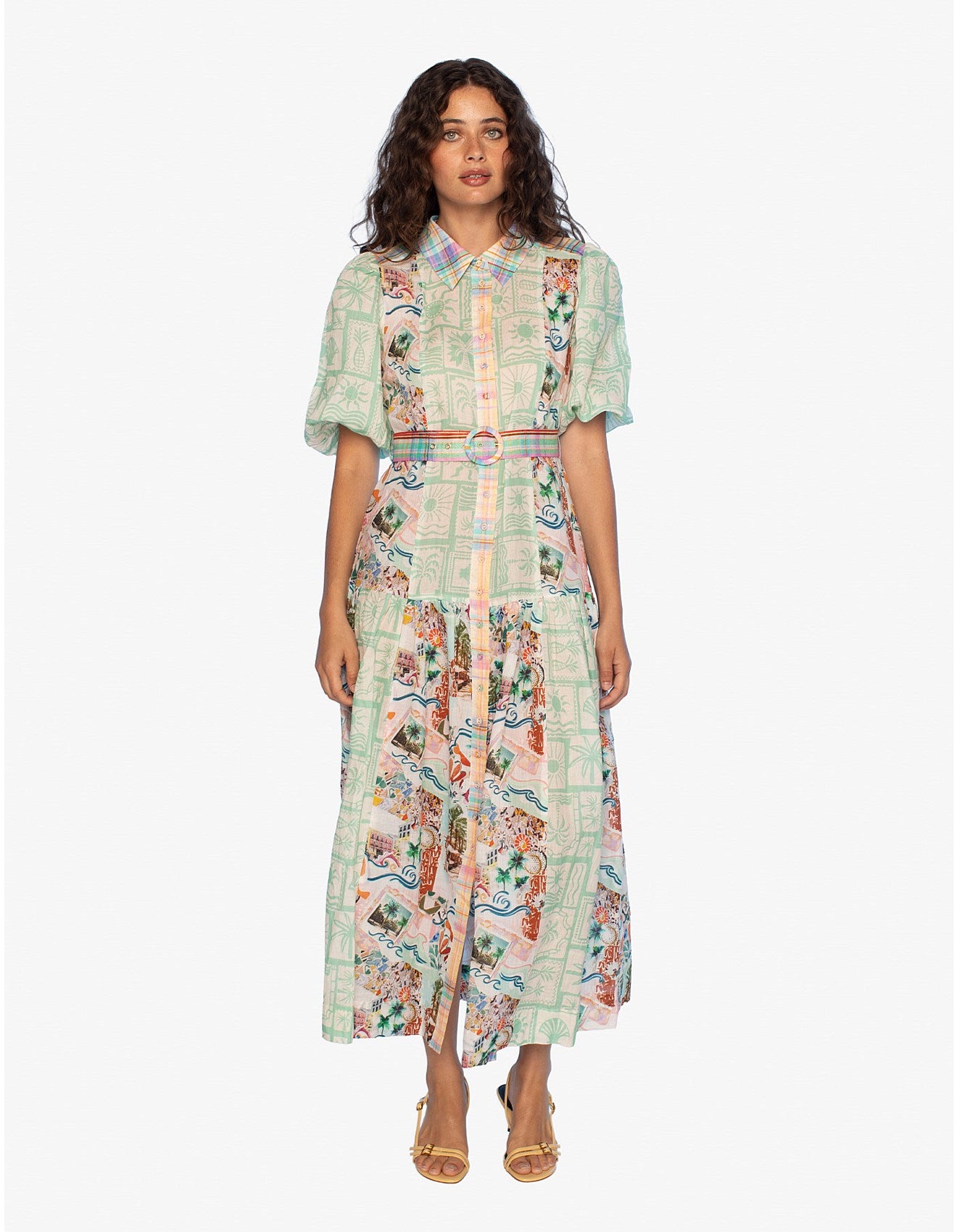 Kachel - Jean Maxi Dress