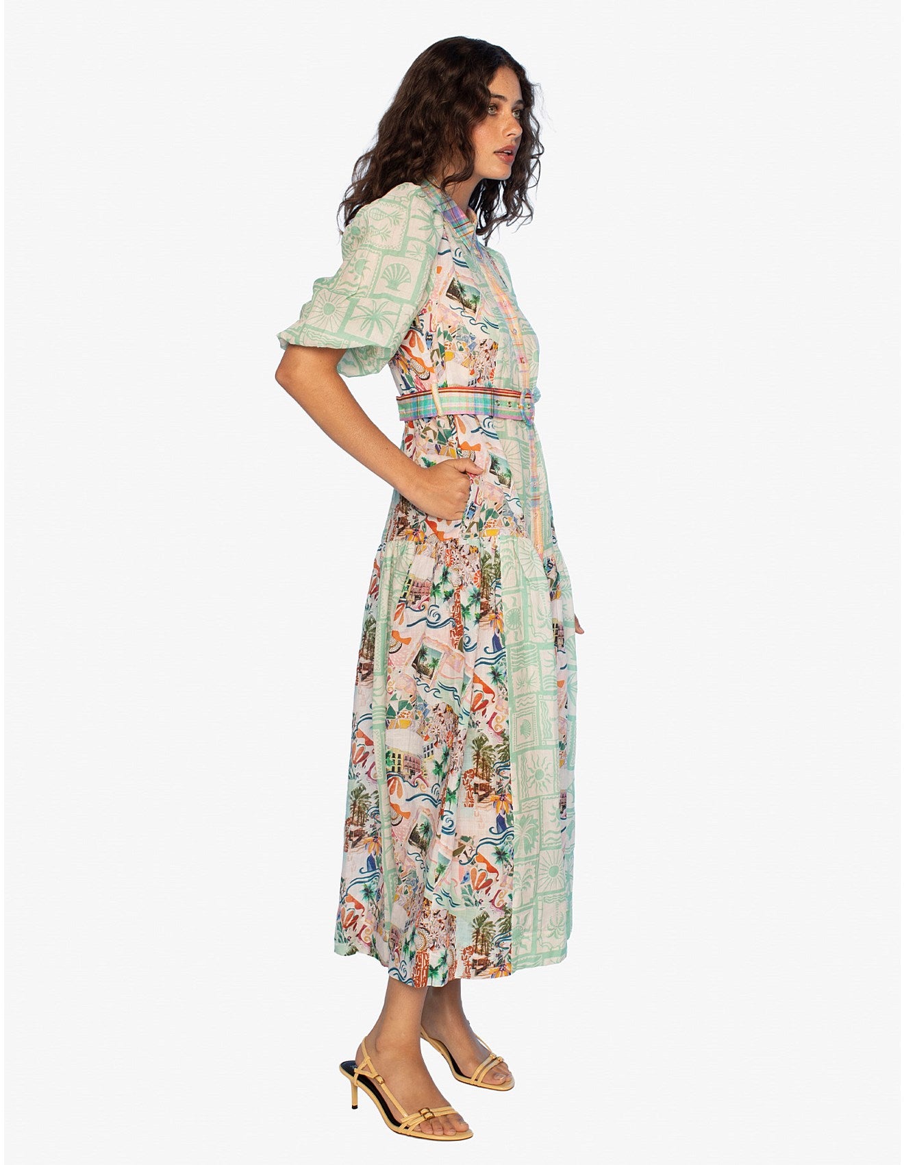 Kachel - Jean Maxi Dress