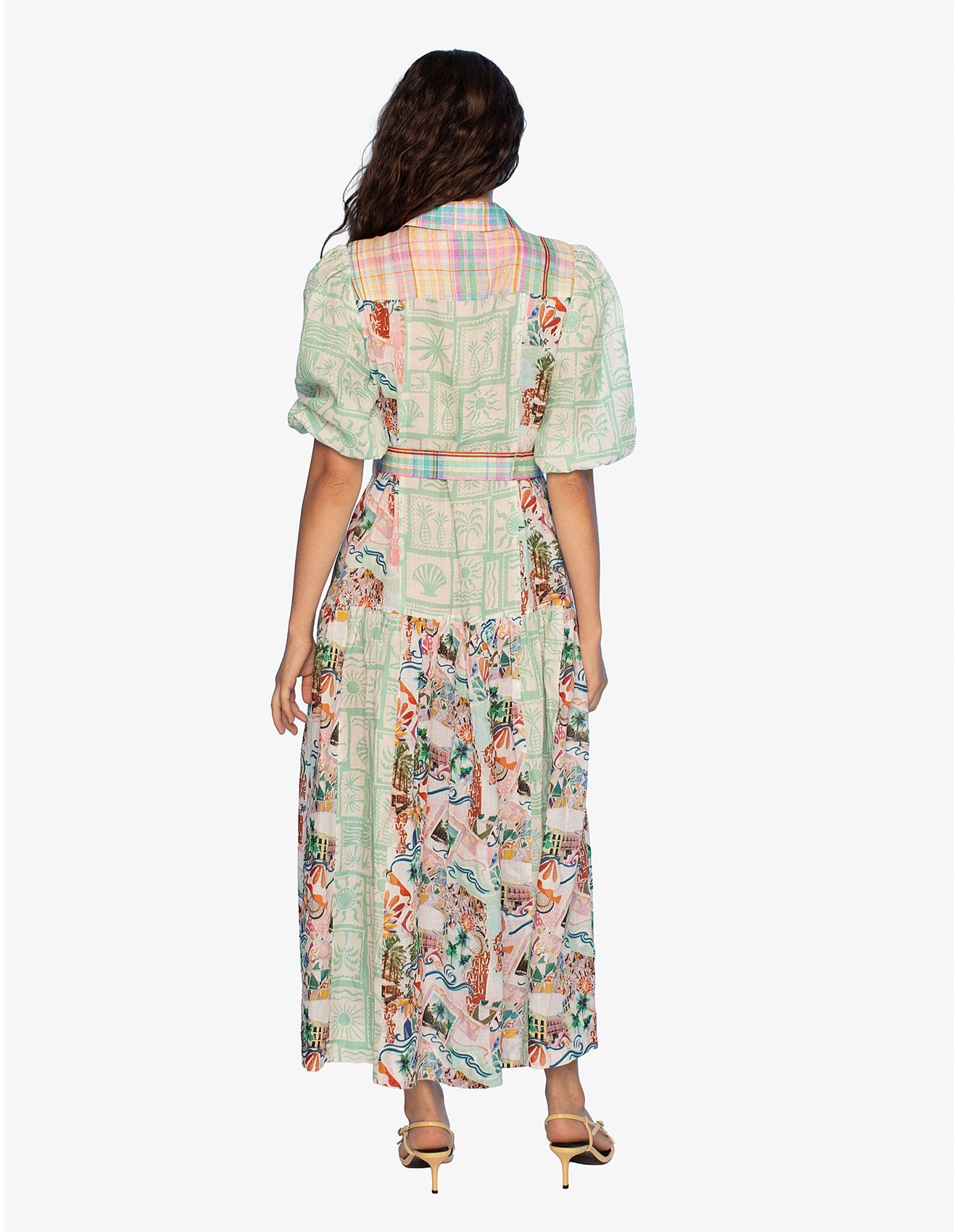 Kachel - Jean Maxi Dress