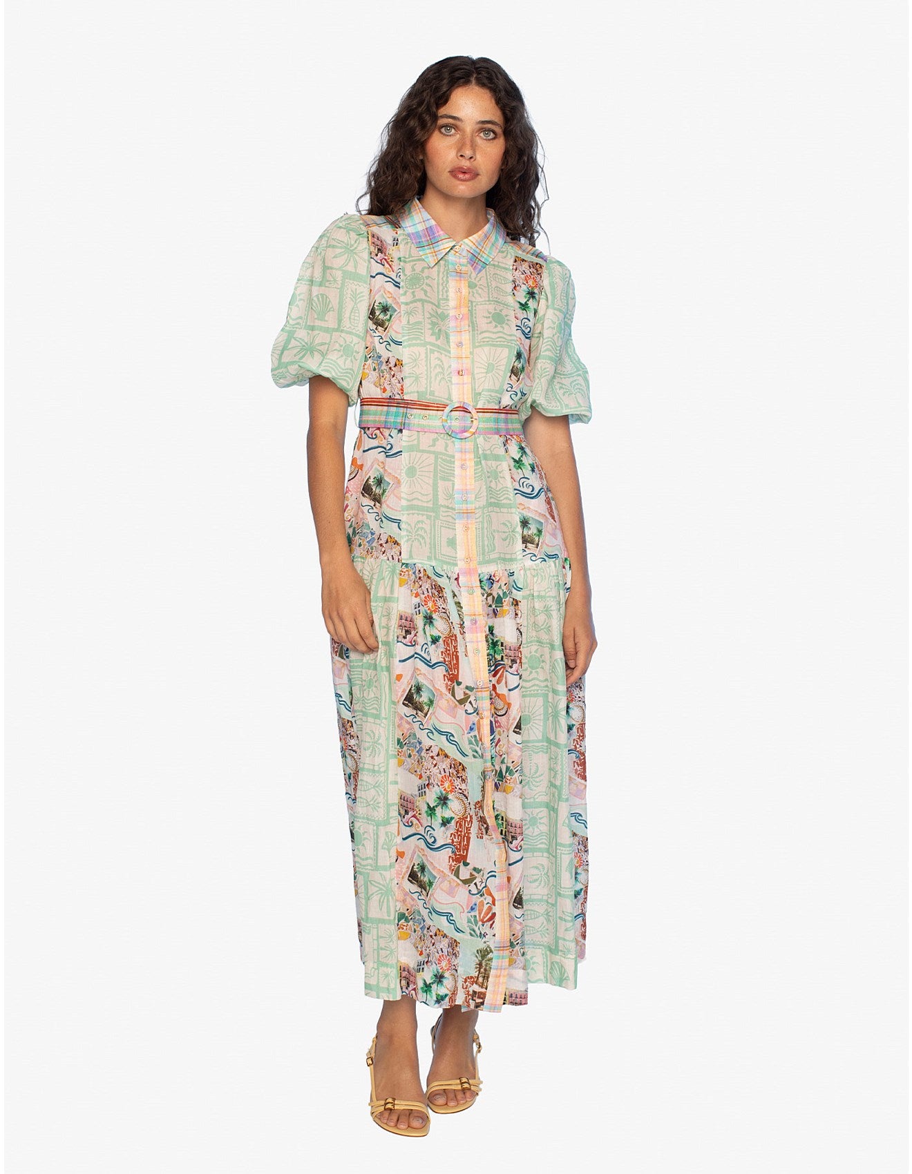 Kachel - Jean Maxi Dress