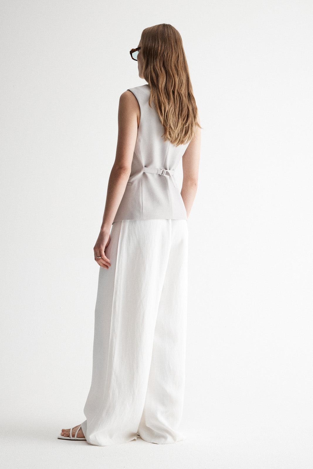 Elka Collective - Elowen Vest in Silver