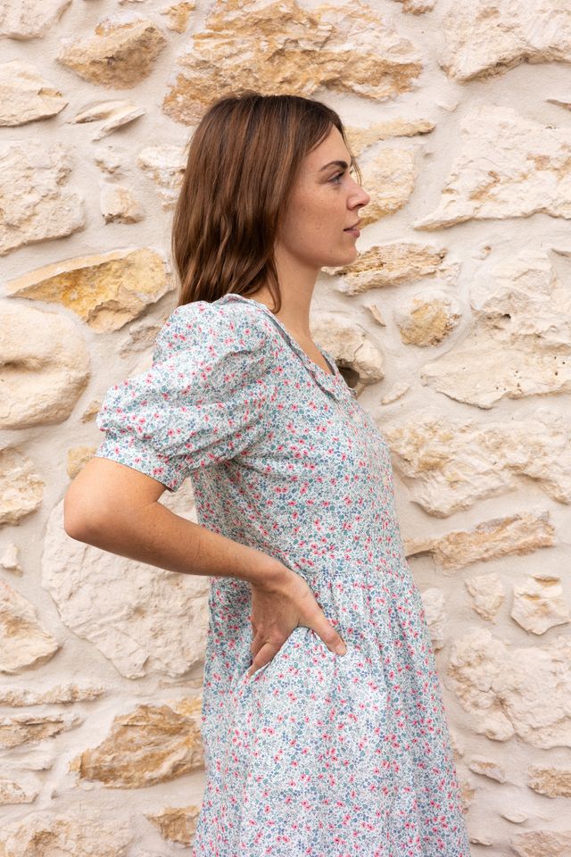 Oak Meadow - Daphne Dress in Cornflower Meadow