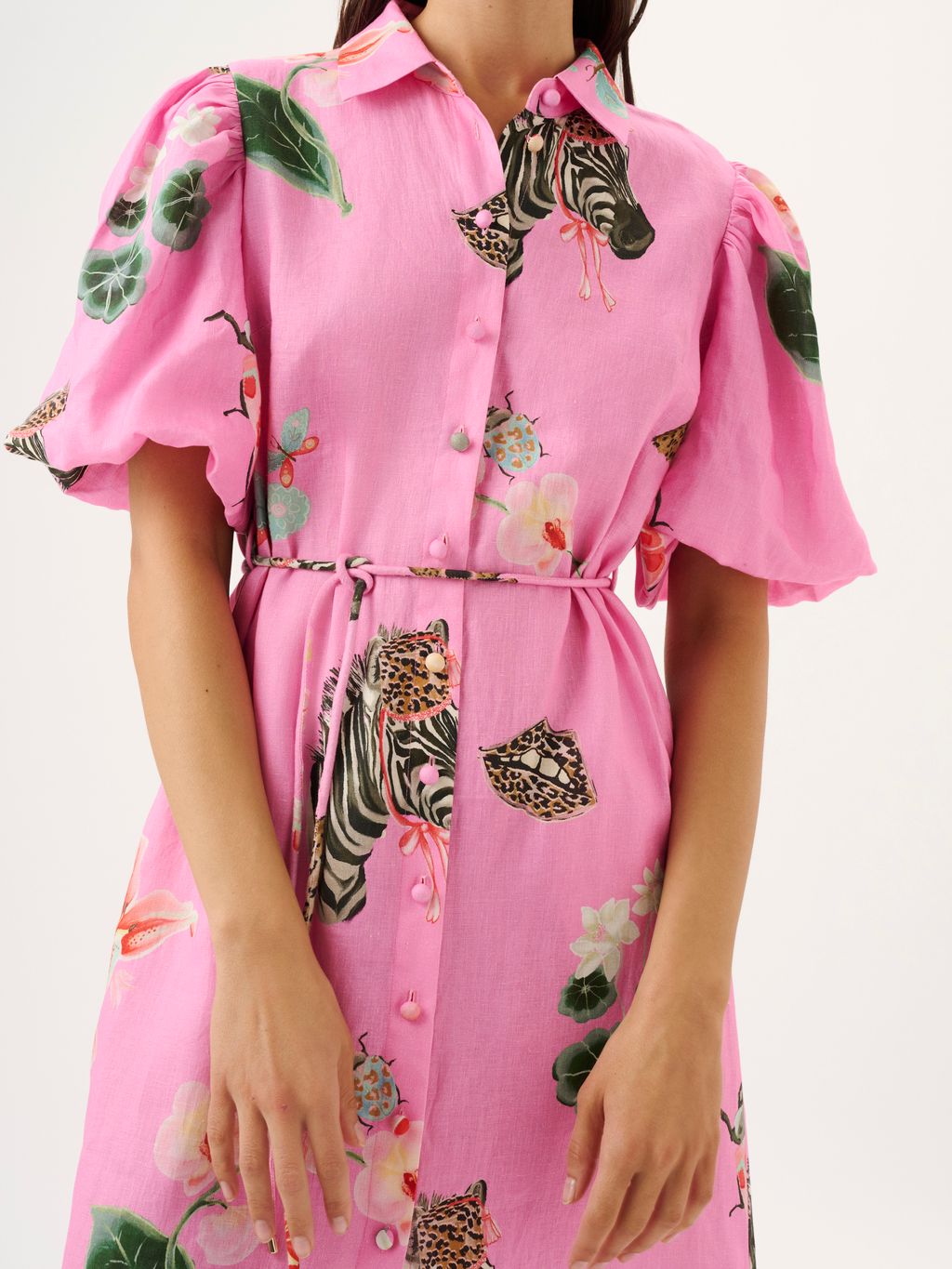 ROAME - Berkeley Dress in Jungle Amour