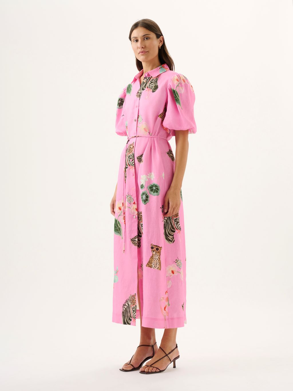 ROAME - Berkeley Dress in Jungle Amour