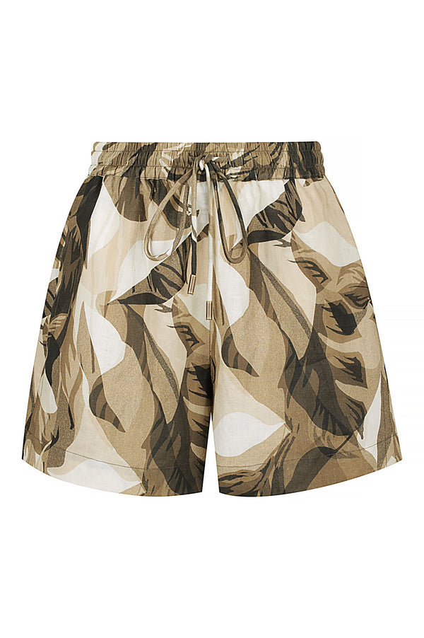 ARYELE - Ari Linen Print Shorts