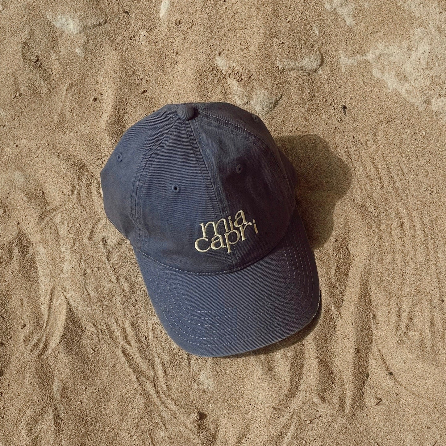 Mia Capri - Embroidered Cap Blue