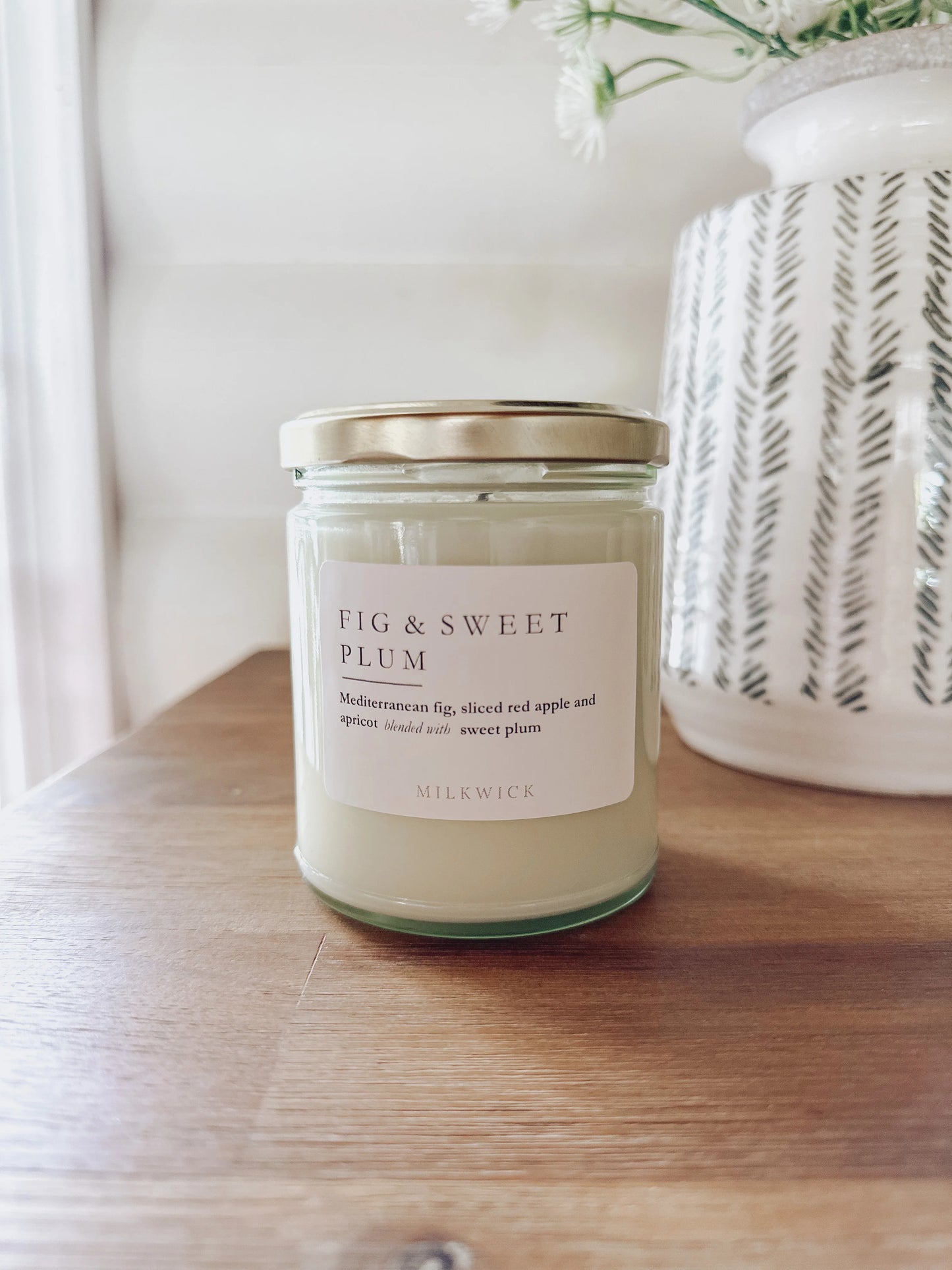 Milkwick Candle - Fig & Sweet Plum