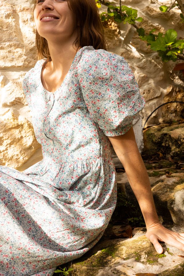 Oak Meadow - Daphne Gown in Cornflower Meadow