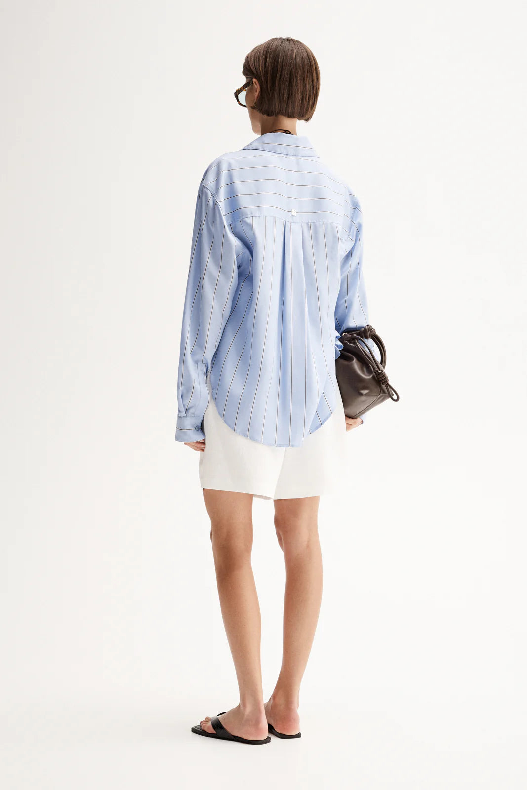 Elka Collective - Henry Stripe Shirt Blue Stripe