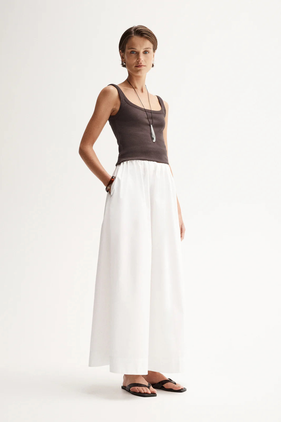 Elka Collective - Sonia Maxi Skirt White