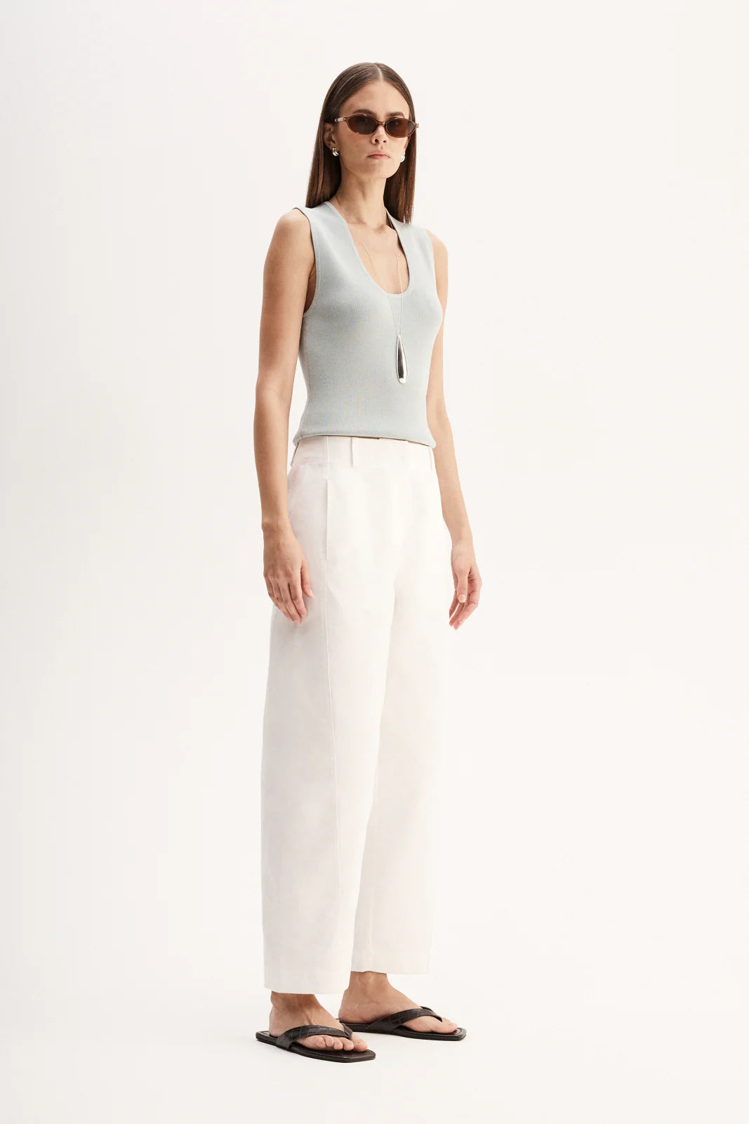 Elka Collective - Blair Knit Top Light Blue