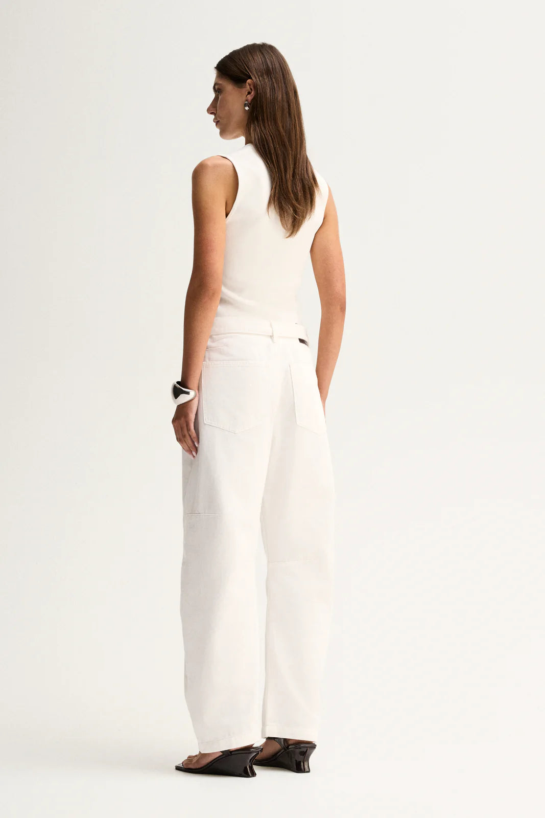Elka Collective - Mayfield Denim Pant Ivory