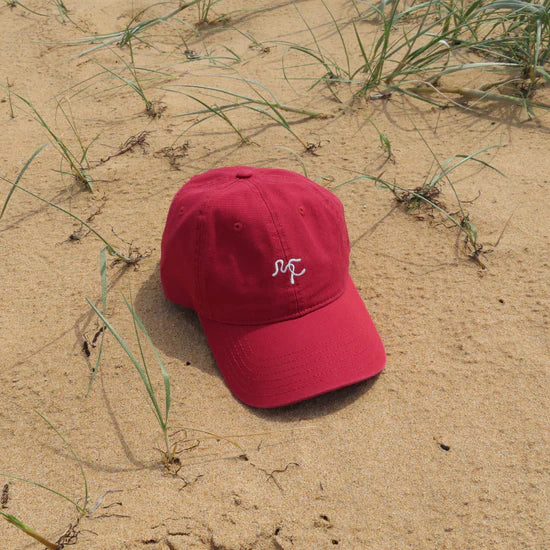 Mia Capri - Embroidered Cap Red