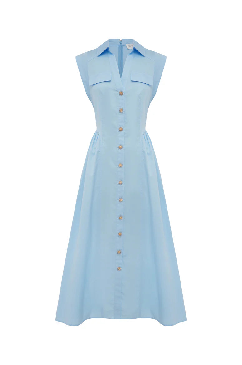 ROAME - Skylar Dress in Bluebell