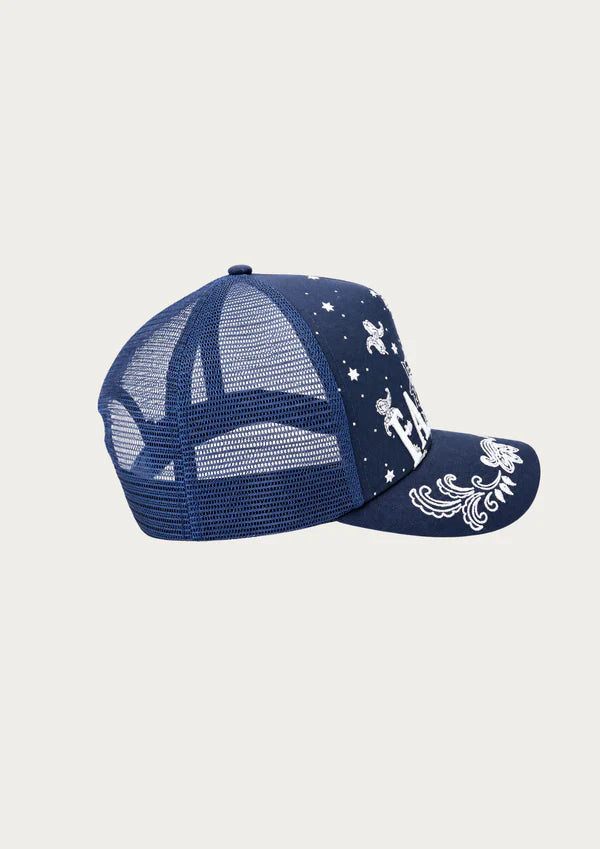 Far Mer - Navy Bandana Trucker