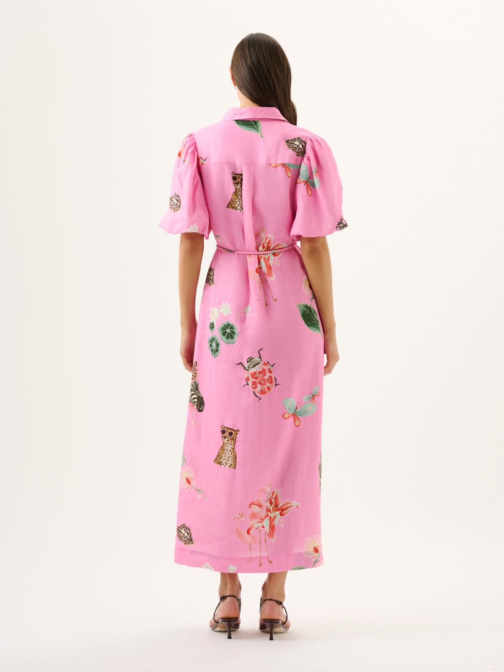 ROAME - Berkeley Dress in Jungle Amour