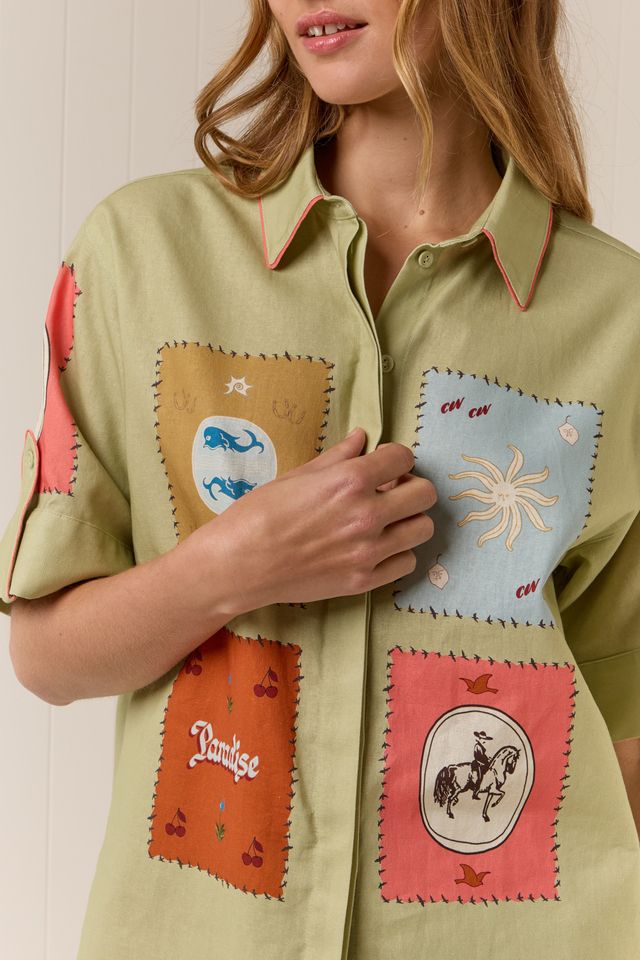 Palm Noosa - Maya Shirt Maya Tile