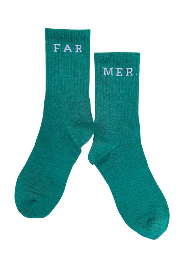 Whitney Spicer - Green Far Mer. Boot Socks