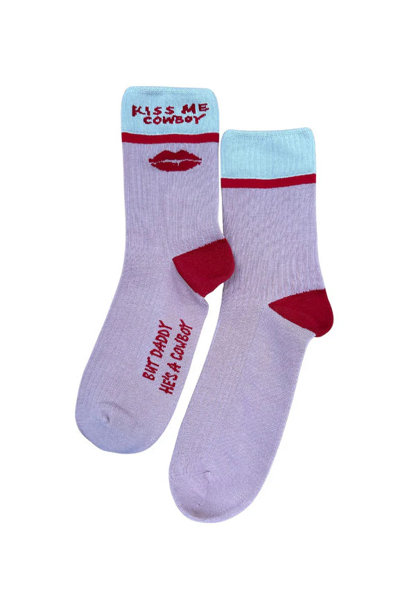 Whitney Spicer - Kiss Me Cowboy Socks