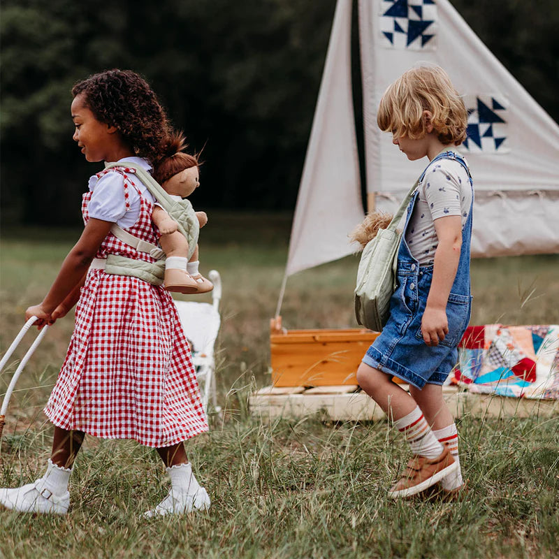 Olli Ella - Dinkum Dolls Quilted Carrier Sage