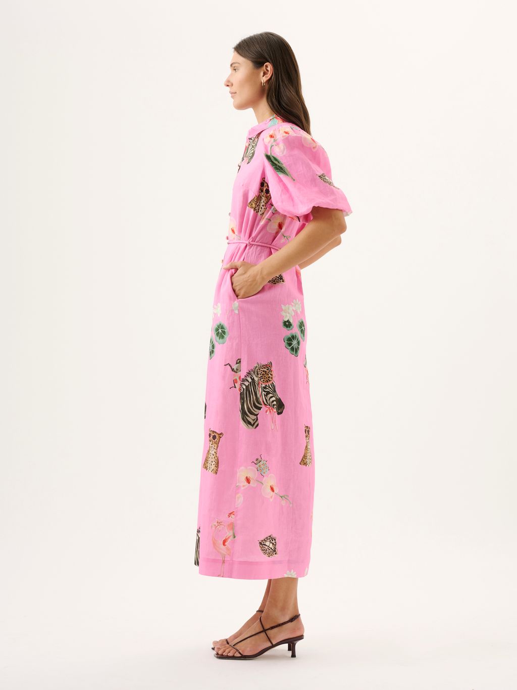 ROAME - Berkeley Dress in Jungle Amour