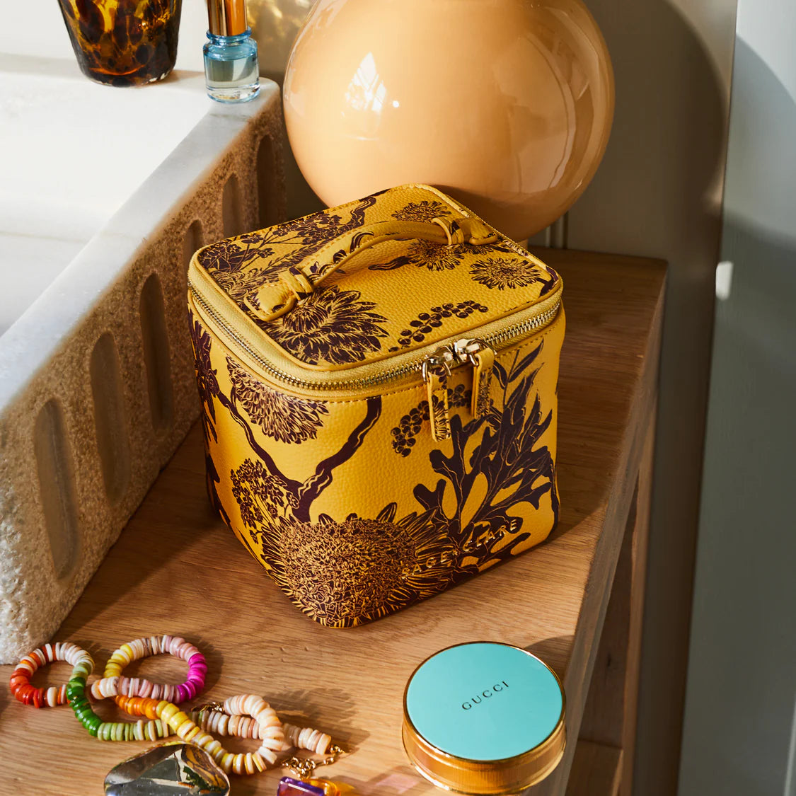 Sage & Clare - Delphine Small Vanity Case Dune