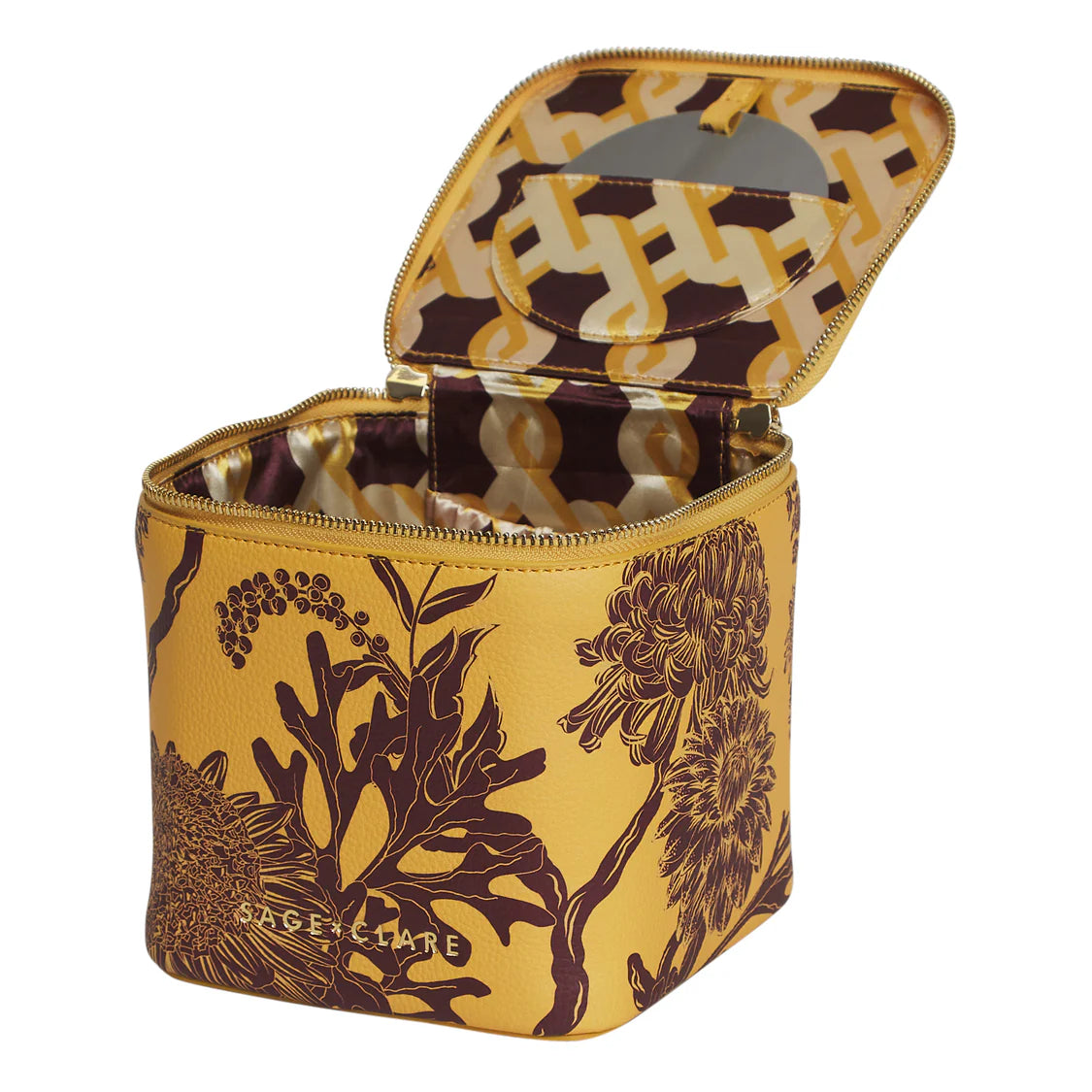 Sage & Clare - Delphine Small Vanity Case Dune