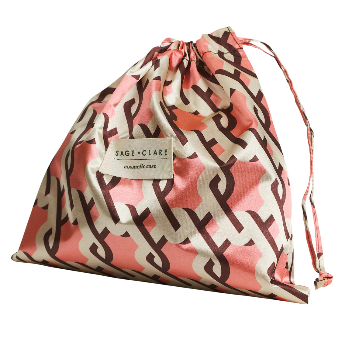 Sage & Clare - Delphine Cosmetic Pouch Garnet