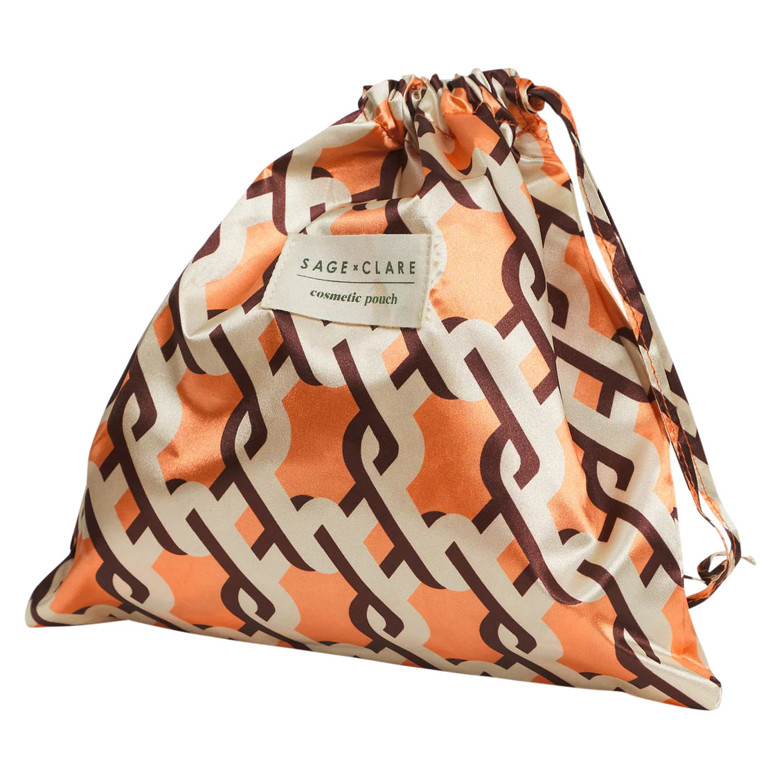 Sage & Clare - Delphine Cosmetic Pouch Vivid Coral