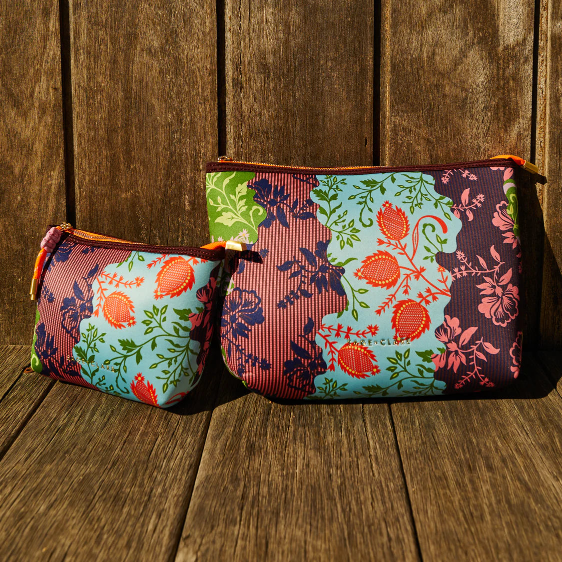 Sage & Clare - Leilani Pouch Garnet