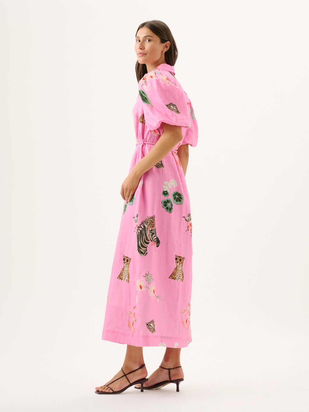 ROAME - Berkeley Dress in Jungle Amour