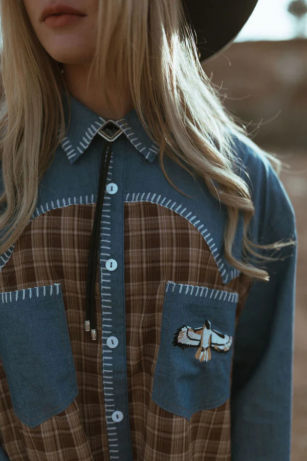 FAR MER - Texas Yoke Button Up
