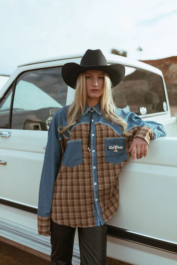 FAR MER - Texas Yoke Button Up
