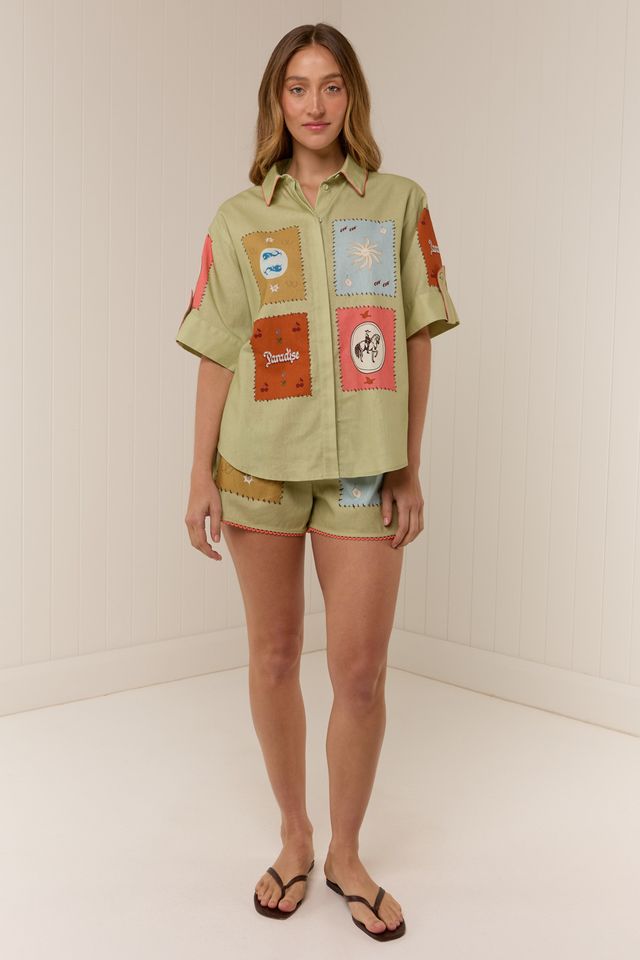 Palm Noosa - Maya Shirt Maya Tile