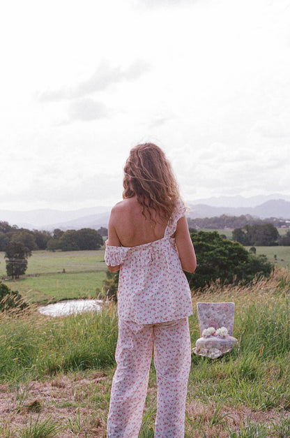 Oak Meadow - Tea Blouse in Rose Bloom