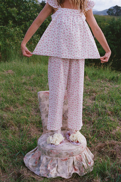 Oak Meadow - Tea Blouse in Rose Bloom