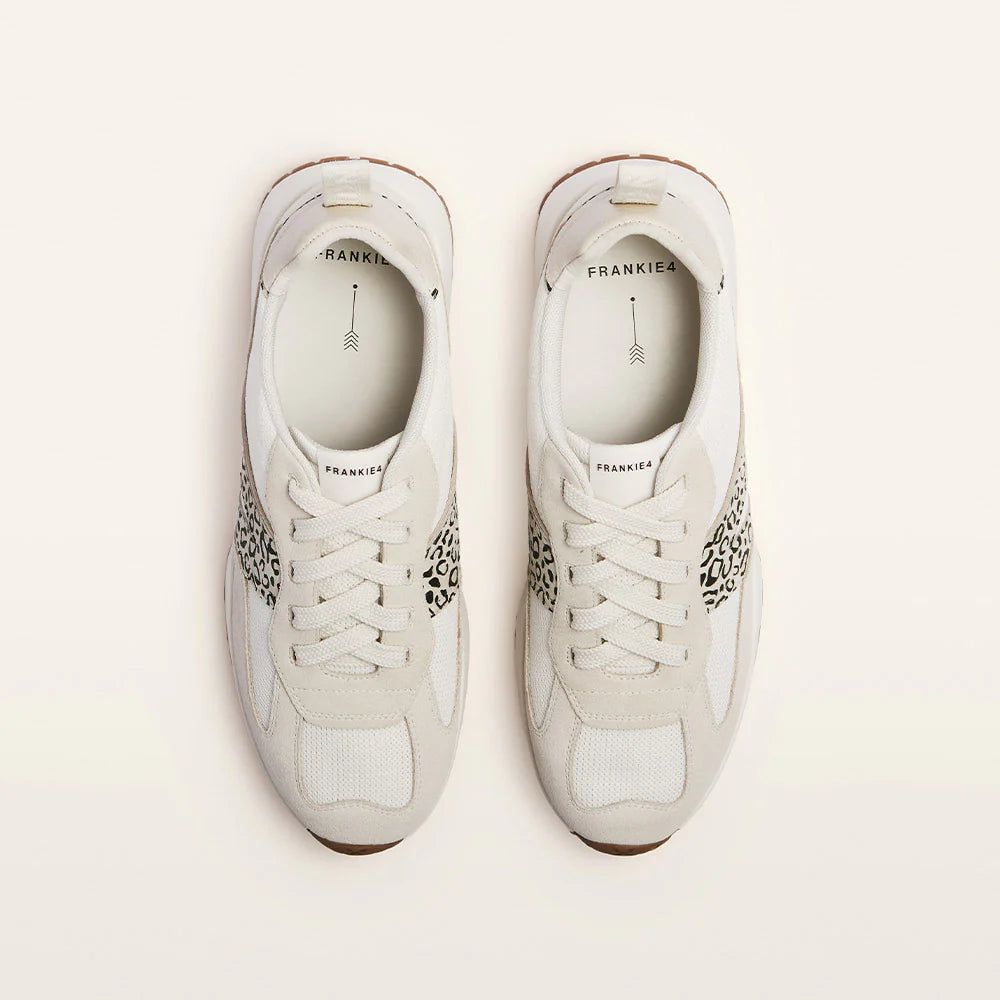 FRANKIE4 - Axel II White/Leopard Print