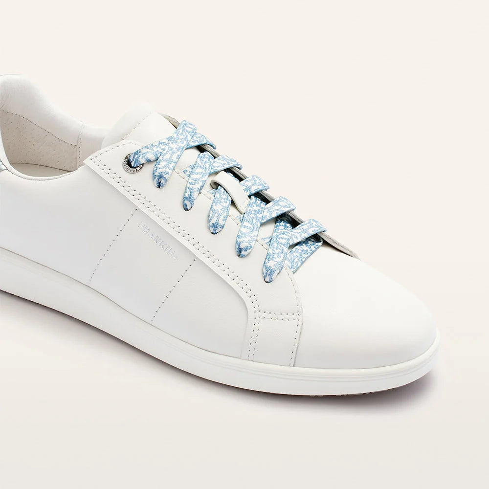 FRANKIE4 - Jackie V Soft White/Light Blue Metallic