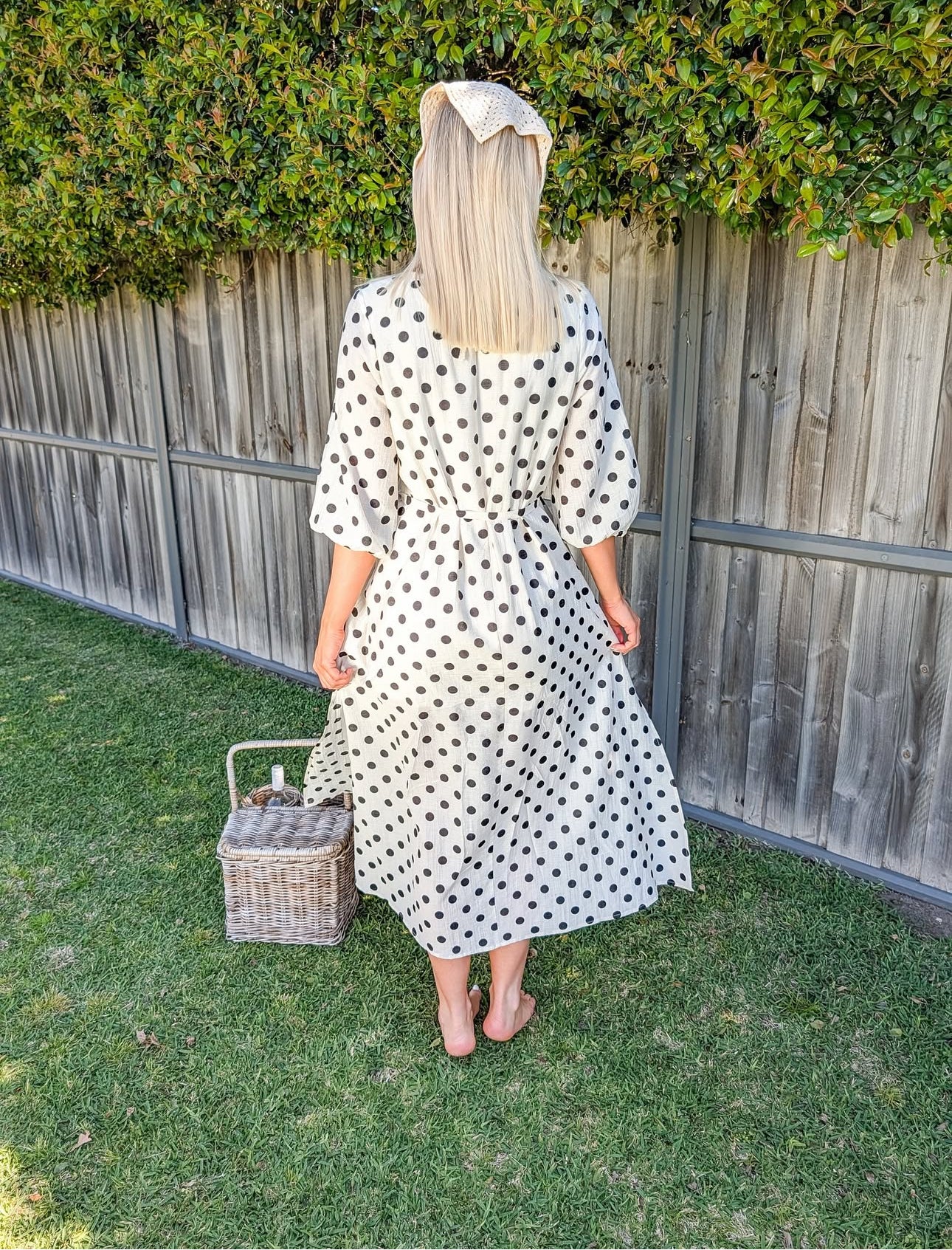 For Flora - Polka Dot Maxi