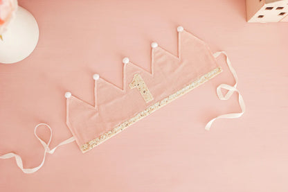 Alimrose - 1st Birthday Crown Pink