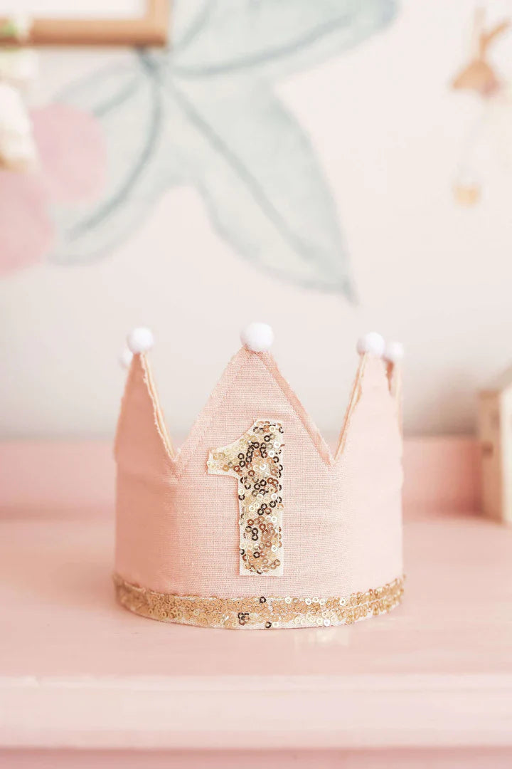 Alimrose - 1st Birthday Crown Pink