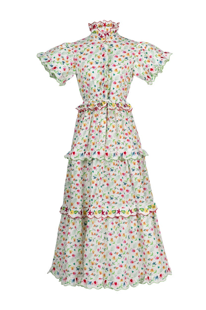 Celia B - Nebula Dress White