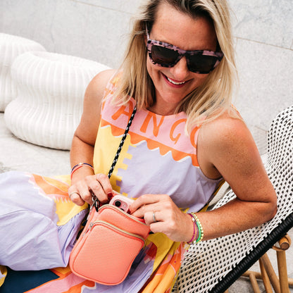 Salty Safari - Lulu Cross Body Bag Coral