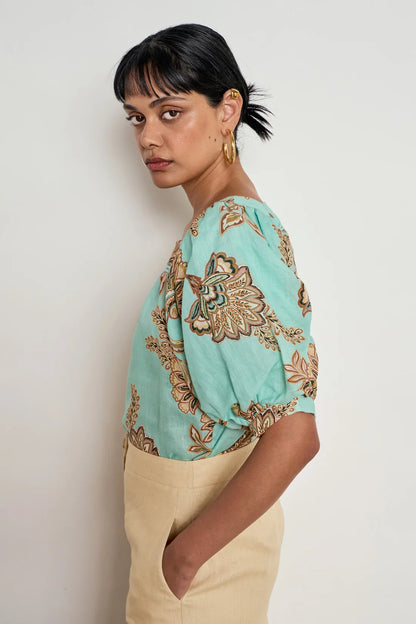 Zoe Kratzmann - Grace top Mint Kgari