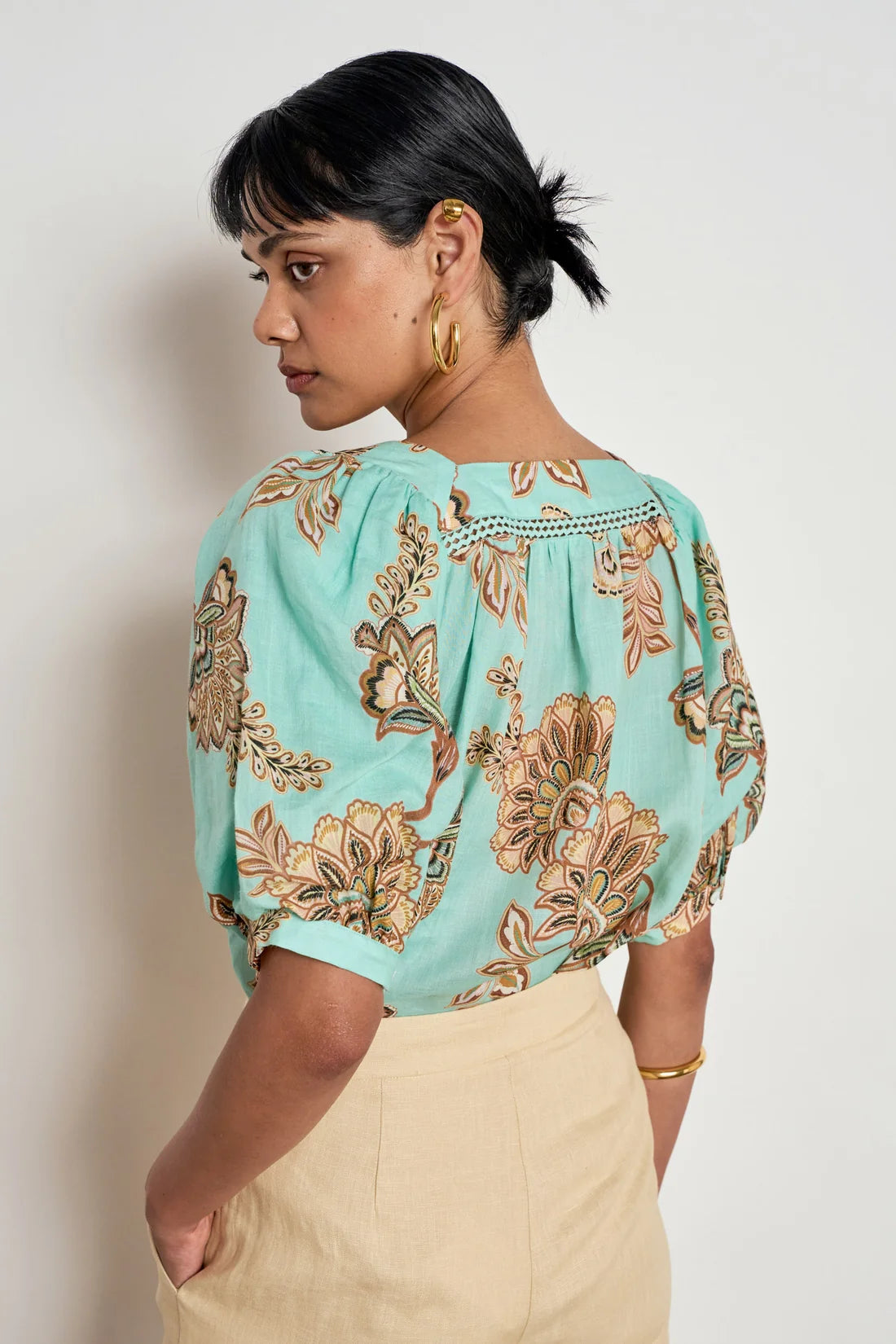 Zoe Kratzmann - Grace top Mint Kgari