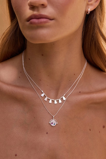 Toni May - Aster Silver Necklace