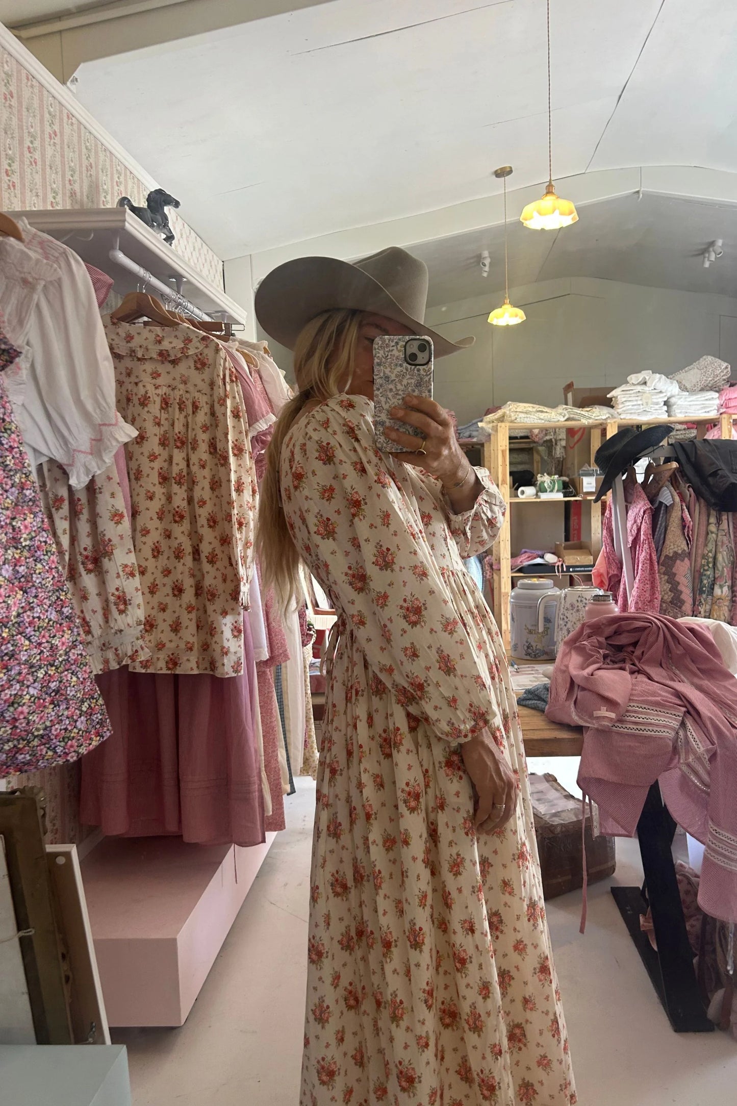 Oak Meadow - Harriet Winter Dress in Farmhouse Bloom