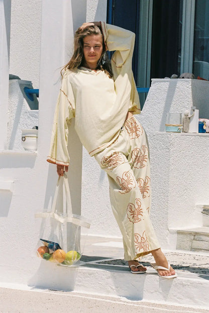 Ciao Ciao - Lita Lobster Leize Pant Butter Yellow